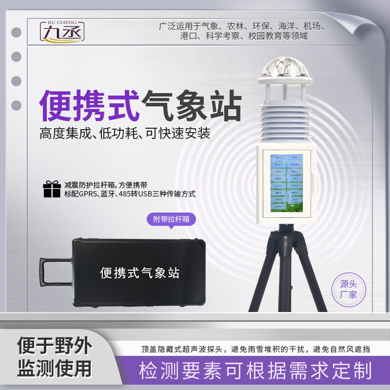 八要素便攜式氣象站實用更便捷！